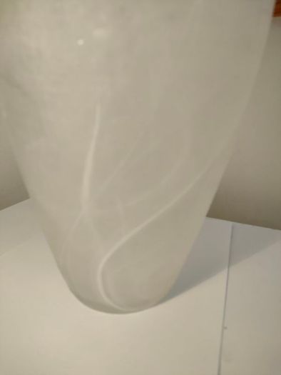 Large Italian glass amphora vase