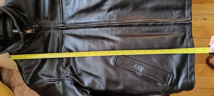 Helstons leather biker's motocycle jacket