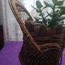 Vintage Wicker Dolls Chair Image 9