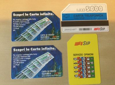 Call cards Italy