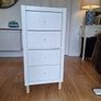 White four drawer locker Image 2