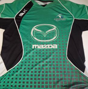 Connacht Official BLK Rugby Union Jersey (Adult Large) FREE POST