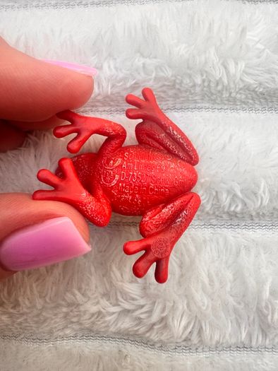 Schleich African Reed Frog wild life approx. 4 cm. Used Please see photos