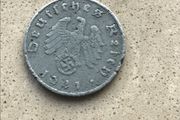 Rare Genuine WW2 Memorabilia- German 5 Pfennig coin