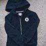 Converse All Star junior, Boy's jumper/ hoody zip black Image 3