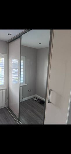 wardrobe with double sliding doors