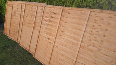 Wooden Fencing Panels x 4