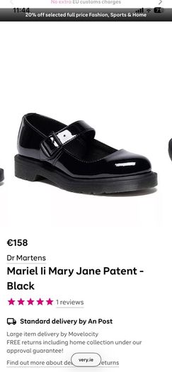 Dr Martens Mary Jane's Patent