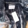 Stradivarius Black Faux Leather Moto Aviator Jacket Size M New with Tags Image 6