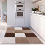 Area Rug Modern Luxury Shaggy Rug, Multicolour Pattern Carpet, Ultra Soft for Bedroom, Living Room, Kids Room, (160x230 cm, Brown) Image 3
