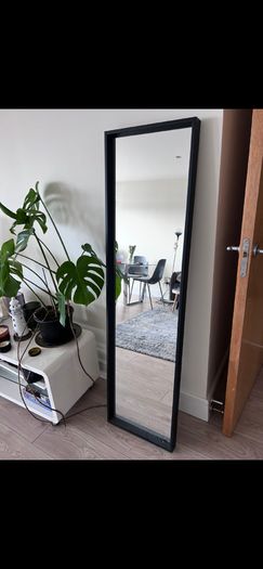IKEA Standing Mirror Black 40x150cm