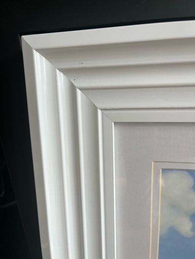 Framed picture - cow