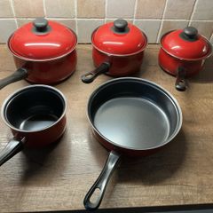 Brand New Teflon Red Pots