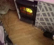 electric stove heater working perfectly never a problem with it