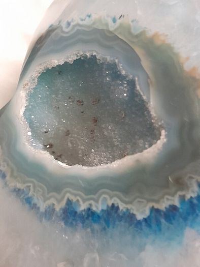ORNAMENT - Onyx Agate Crystal Heart