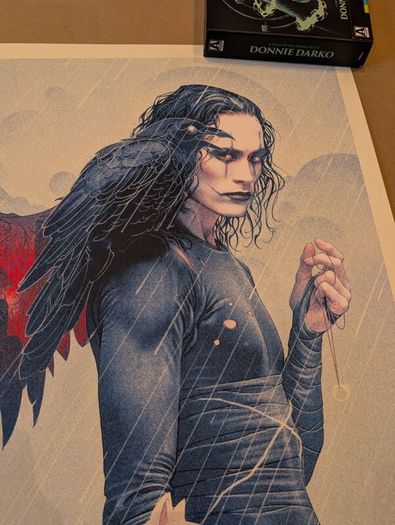 Bruno Vergauwen The Crow Limited Edition Screen Print Movie Poster Bottleneck Gallery my Mondo SOLD OUT VERY RARE