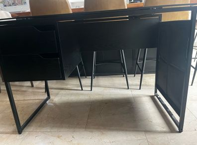 glass table desk