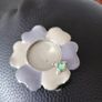 small russ flower photo frame with bee rinestone Image 3