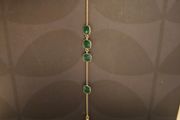 sterling silver bracelet with natural stones