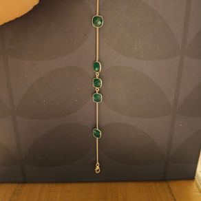 sterling silver bracelet with natural stones