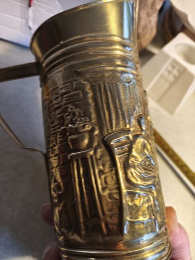 Vintage Peerage England Brass Pitcher