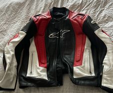 Alpinestars leather motorbike jacket