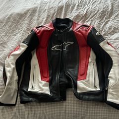 Alpinestars leather motorbike jacket
