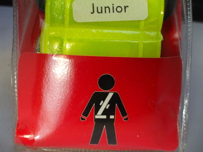 SALE!  Across the body safety belt - REFLEXITE Sam Browne Belt - Reflective and Fluorescent High Visibility Safety Belt - Junior