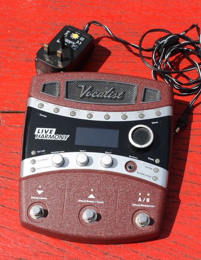 Digitech Live Harmony Vocalist with power supply