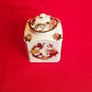 Mason's Ironstone  , Brown Velvet Square Lidded Canister , Ginger Jar    Vintage Image 2