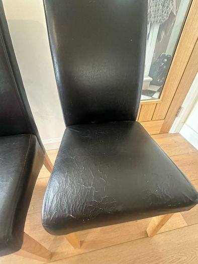 Black dining chairs
