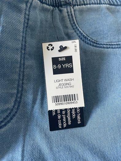 girls jeggings new 8-9