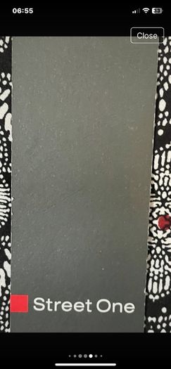 dress Bnwt streetone black print dress size 12
