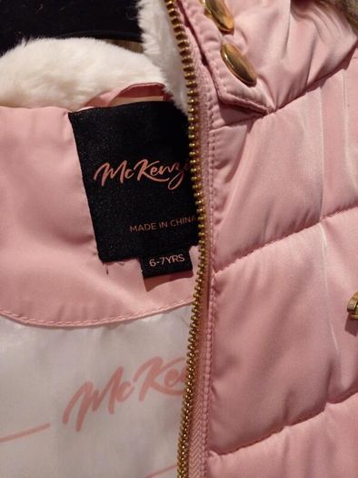 McKenzie girls jacket size 6-7 Yrs