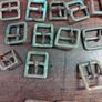 75 Brass metal horse harness Buckles Image 9