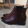 Gallery Leather Ankle Boots Size Uk 6 Image 2