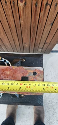 anvil on timber stand