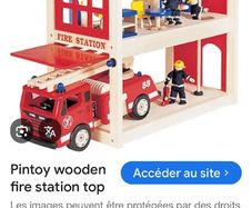 Pintoy Wooden Firestation