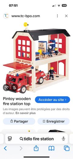 Pintoy Wooden Firestation