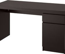 Ikea Malm Desk Black
