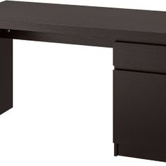 Ikea Malm Desk Black