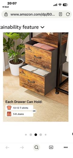 Open wardrobe / rack