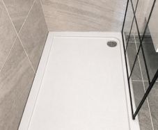 Shower screen - Brass