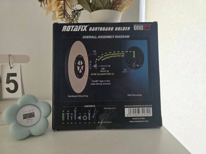 Dart Board Rota Fix for Wall Mounting