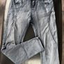MyChristy grey washed biker jeans Size 40/L Image 3