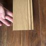 5" oak wrapped mdf skirting Image 2