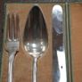Antique Cased Travelling Silver Cutlery Set Image 3