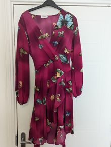 Perfect for Summer. beautiful faux wrap dress by Flounce of London