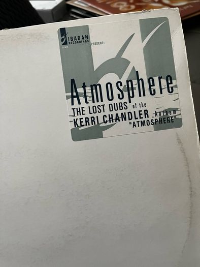 Kerri chandler Atmosphere (the lost dubs) 12" vinyl