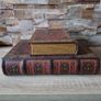 Vintage Nesting Faux Book Storage Boxes - Set of 2 Ornate Persian Design Image 4